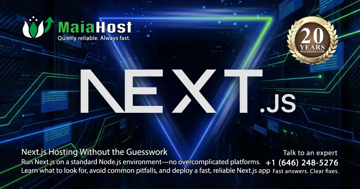 Next.js Hosting Without the Guesswork: A Node.js Setup That Just Works